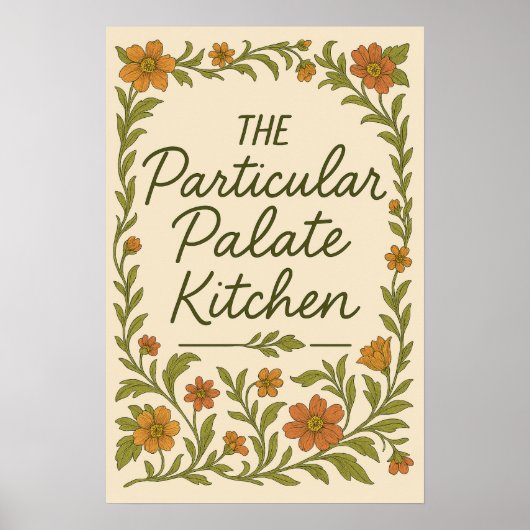 Sassy Kitchen Particular Palate Picky Cook Poster ポスター (正面)