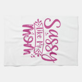 Sassy Like My Mom  キッチンタオル (横)