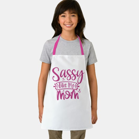 Sassy Like My Mom All-Over Print Apron エプロン (インサイチュ)
