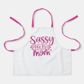 Sassy Like My Mom All-Over Print Apron エプロン (正面)