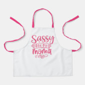 Sassy Like My Moma Personalized Kids Apron エプロン (正面)