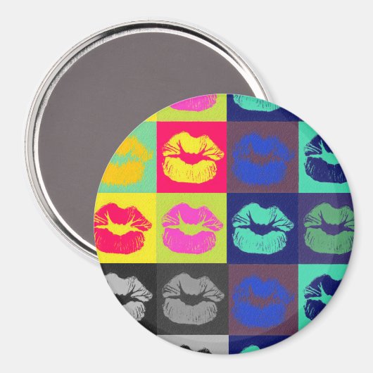 Sassy Lips Tri Colors マグネット (正面/裏面)