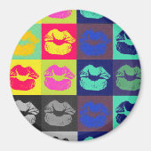 Sassy Lips Tri Colors マグネット (正面)