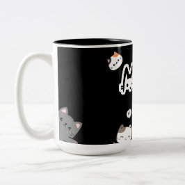 Sassy Meow Mug – Purrfect for Cat Moms ツートーンマグカップ