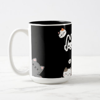Sassy Meow Mug – Purrfect for Cat Moms ツートーンマグカップ