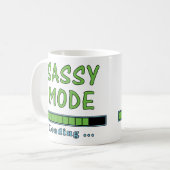 Sassy Mode Loading … コーヒーマグカップ (正面左)