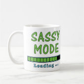 Sassy Mode Loading … コーヒーマグカップ (左)