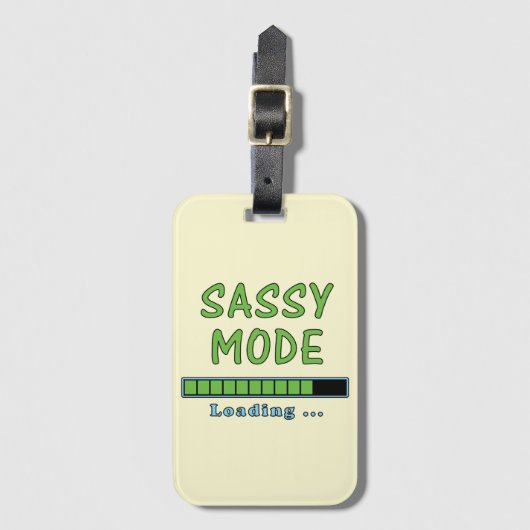 Sassy Mode Loading … ラゲッジタグ (正面縦)