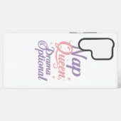 Sassy "Nap Queen" Pastel Typography Samsung Galaxyケース (裏面横)