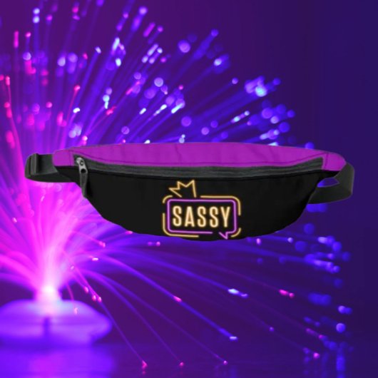 Sassy Neon Glow Fanny Pack – Bold Attitude ファニーパック