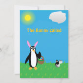 Sassy Penguin Easter Humor カード (正面)
