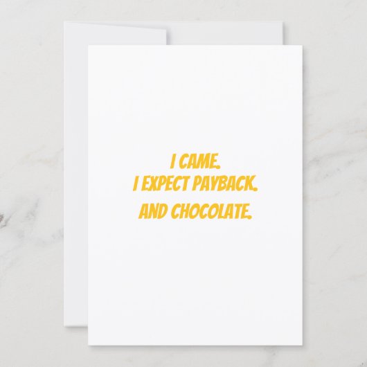 Sassy Penguin Easter Humor カード (裏面)