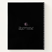 Sassy Pinkista Things Unleashed Spiral Notebook ノートブック (裏面)
