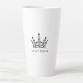 Sassy Reign トートバッグ カフェラテマグ (正面)