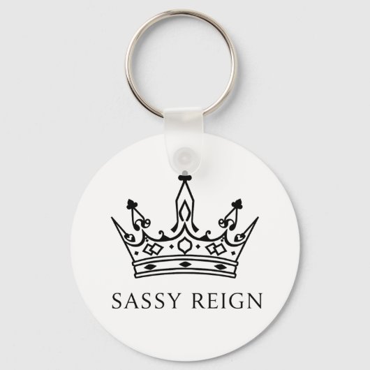 Sassy Reign トートバッグ キーホルダー (正面)