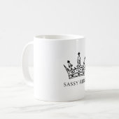 Sassy Reign トートバッグ コーヒーマグカップ (正面左)