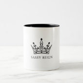 Sassy Reign トートバッグ ツートーンマグカップ (中央)