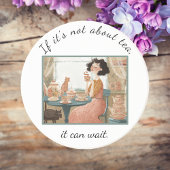 Sassy Sandstone Coaster For Tea Lovers コースター