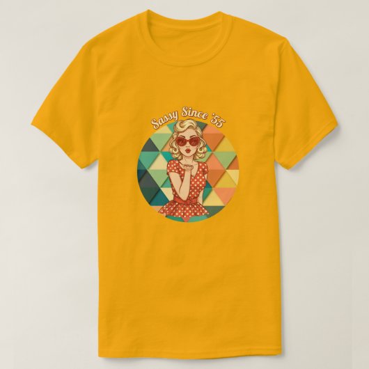 Sassy since '55 tシャツ (デザイン正面)