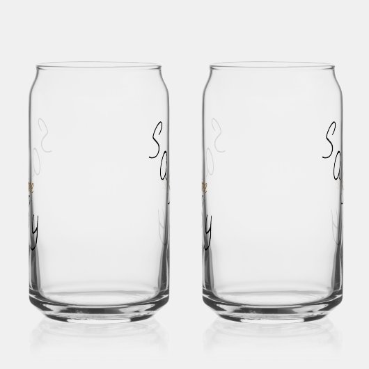 Sassy Soiree Glass ガラス缶 (左)