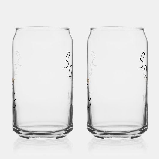 Sassy Soiree Glass ガラス缶 (右)