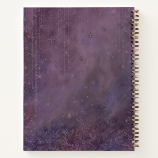 Sassy Sparkle Fairy of Mischief Magic and Dreams ノートブック (裏面)