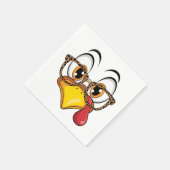 Sassy Thanksgiving Turkey  スタンダードカクテルナプキン (角)