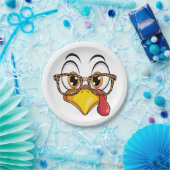 Sassy Thanksgiving Turkey  ペーパープレート (パーティー)