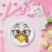 Sassy Thanksgiving Turkey  ペーパープレート (パーティー)