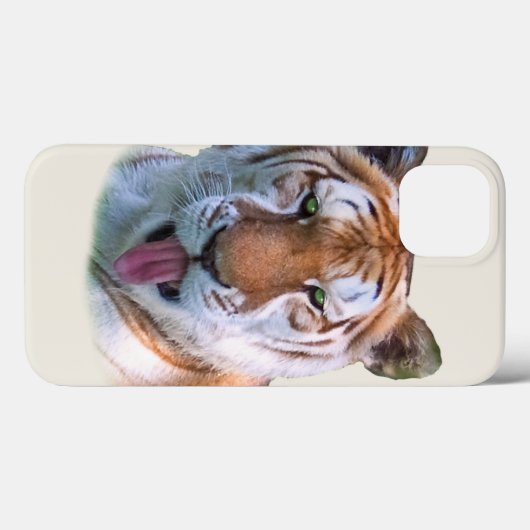 Sassy Tiger Catカスタマイズ可能 Case-Mate iPhoneケース (裏面 (横))