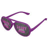 SassyPinkシェード アビエーターサングラス (アングル)