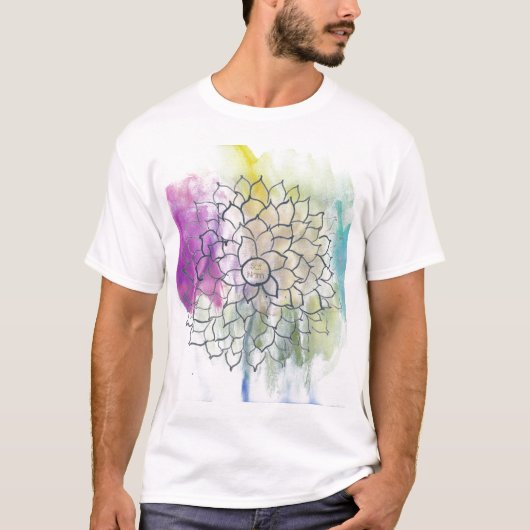 SAT NAM: 真実は私のアイデンティティです Tシャツ (正面)