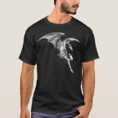 Satanの考えること(暗いワイシャツで) Tシャツ (正面)