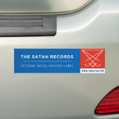 Satanはバンパーステッカー1を記録します バンパーステッカー (車上)