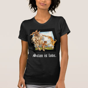 Satanは愛です Tシャツ