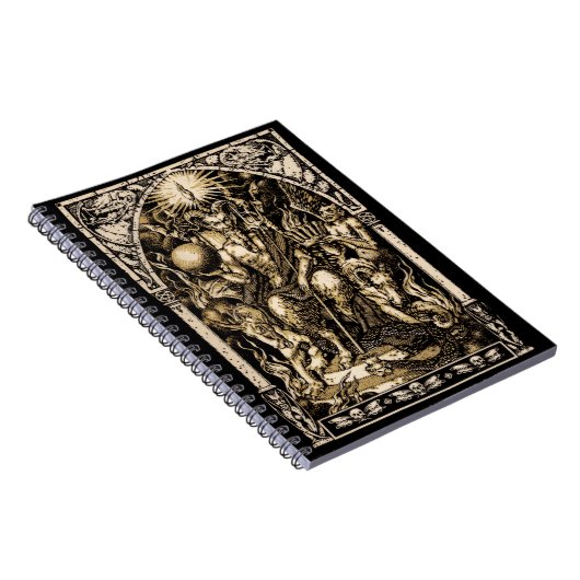 Satanは螺線形ノートを即位させました ノートブック (右側)