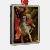 Satanを敗北させている大天使ミハエル メタルオーナメント (右)