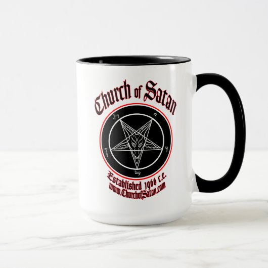 Satanマグの教会は2味方しました マグカップ (右)