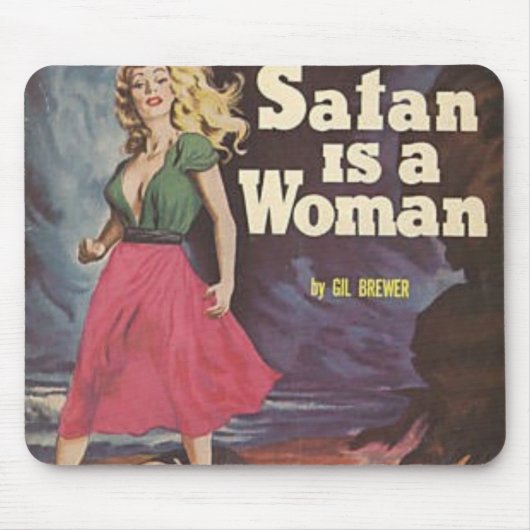 satan女性はです! マウスパッド (正面)