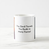 SATAN、ジョーライリーの悪魔のTravelsTheの地球の… コーヒーマグカップ (中央)