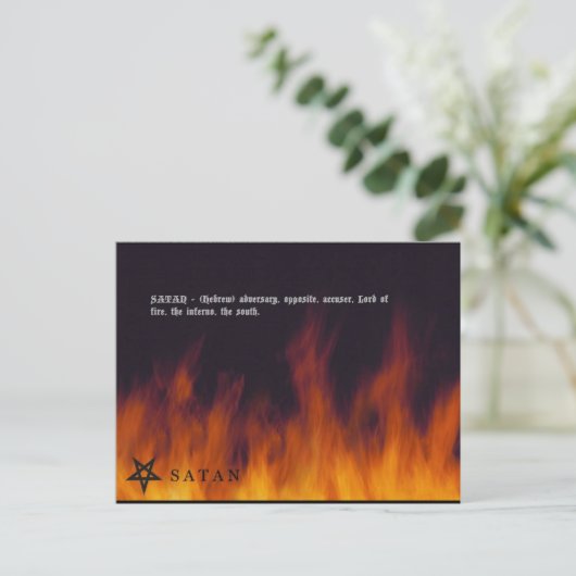 SATAN ポストカード (スタンド正面)