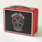 Satan Baphometのお弁当箱の教会 メタルランチボックス (裏面)