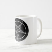 Satan BaphometのマグのNoir Sigilの教会 コーヒーマグカップ (正面右)