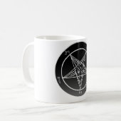 Satan BaphometのマグのNoir Sigilの教会 コーヒーマグカップ (正面左)
