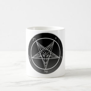 Satan BaphometのマグのNoir Sigilの教会 コーヒーマグカップ