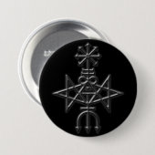 satan sigilの伝統的な教会 缶バッジ (正面&裏面)