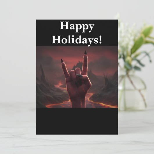 Satanic Happy Holidays シーズンカード (スタンド正面)