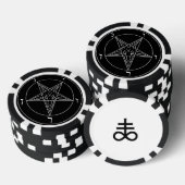 Satanic Poker Chips ポーカーチップ (積み重ね)