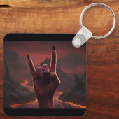 Satanic Salute キーホルダー (裏面)