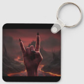 Satanic Salute キーホルダー (裏面)